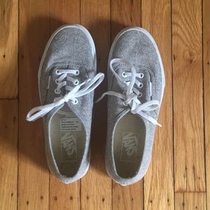 Vans frost gray sneakers